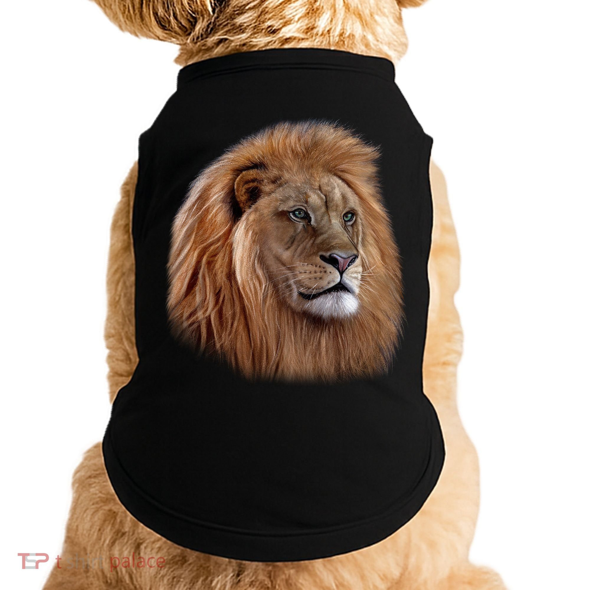 Majestic Lion Head Doggie Tank
