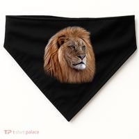 Majestic Lion Head USA-Made Doggie Bandana thumb 0
