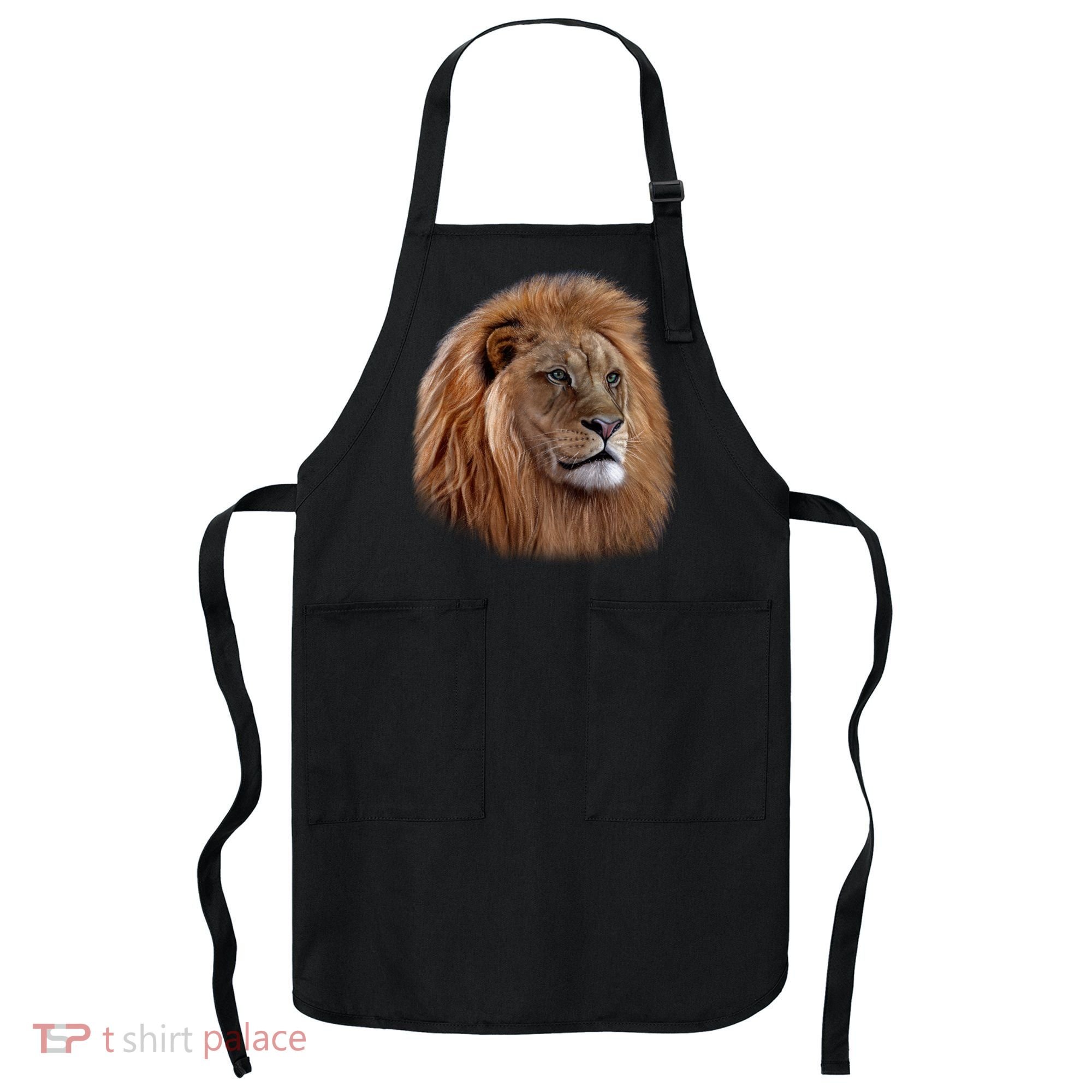 Majestic Lion Head Apron