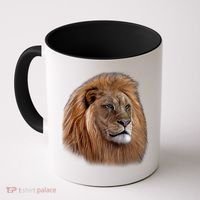 Majestic Lion Head Coffee Mug thumb 0