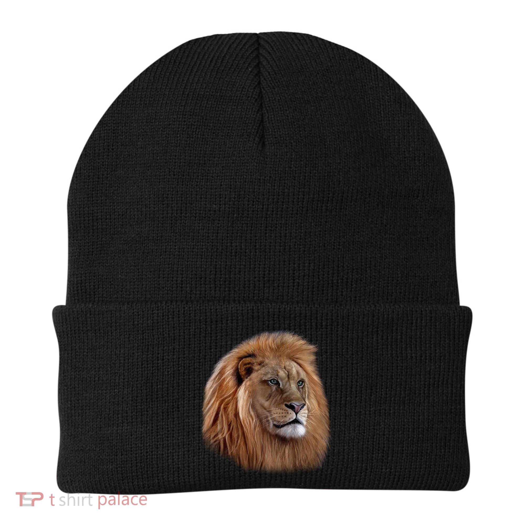 Majestic Lion Head Beanie