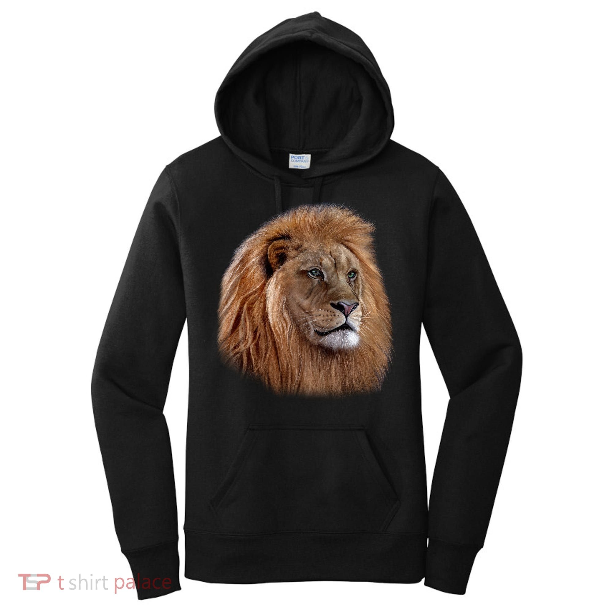 Majestic Lion Head Women's Hoodie