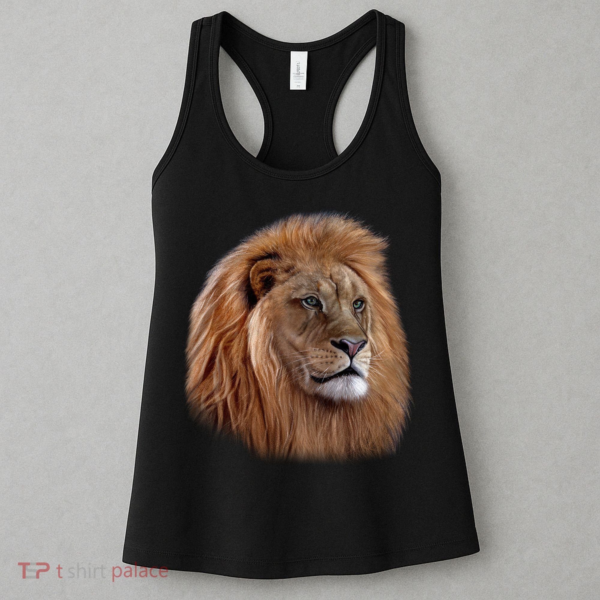 Majestic Lion Head Women's Tank Top