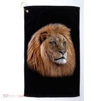 Majestic Lion Head Golf Towel thumb 0