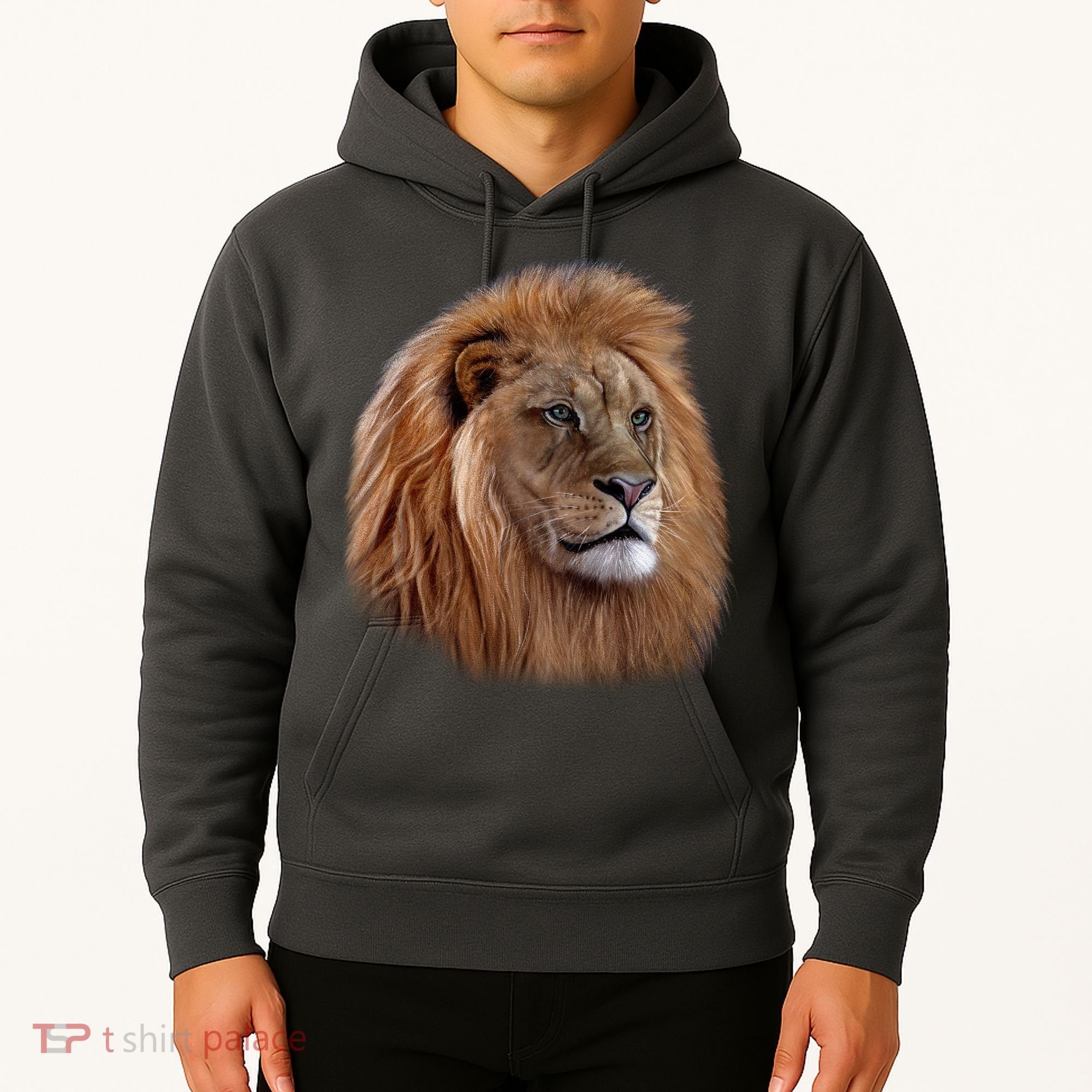 Majestic Lion Head Hoodie