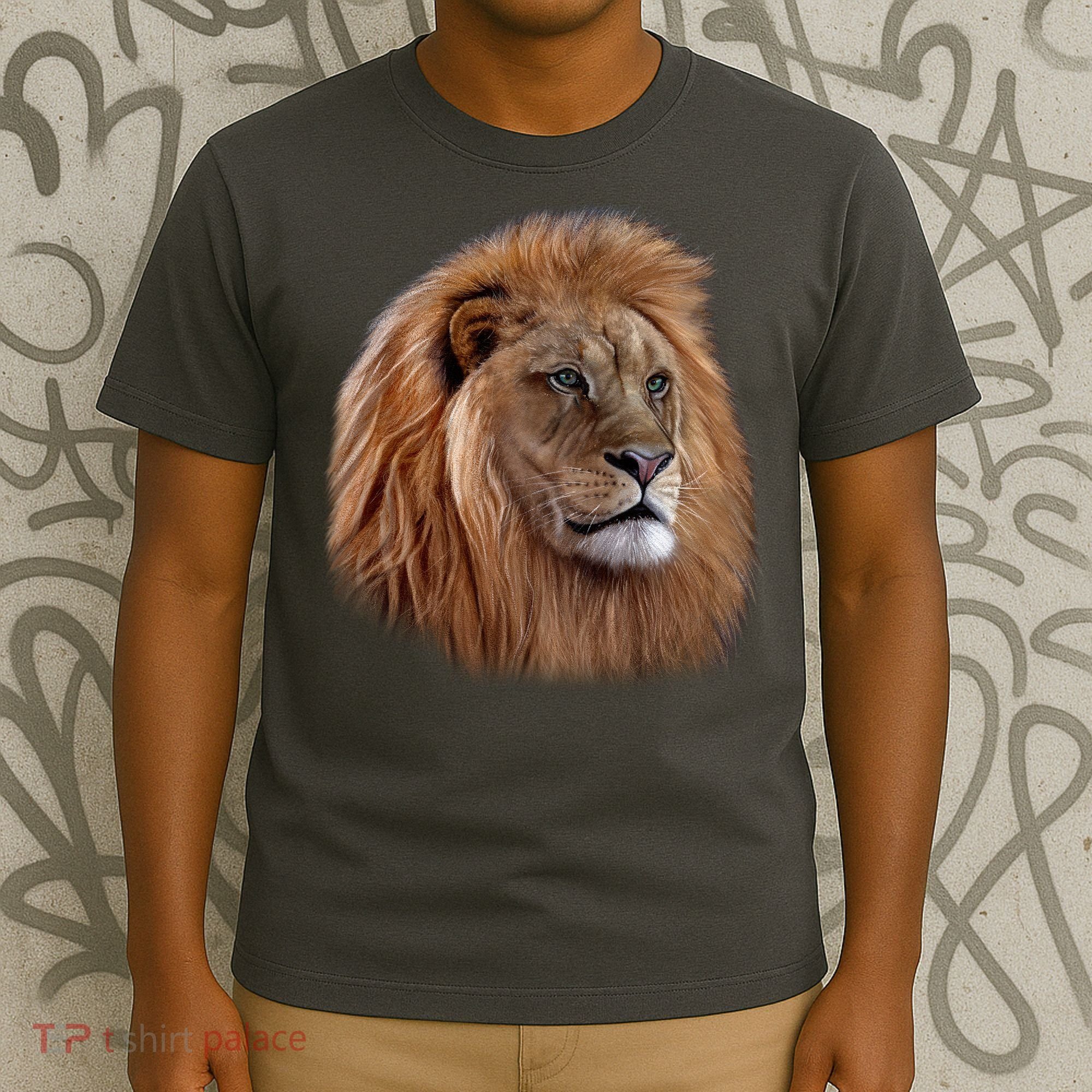 Majestic Lion Head T-Shirt