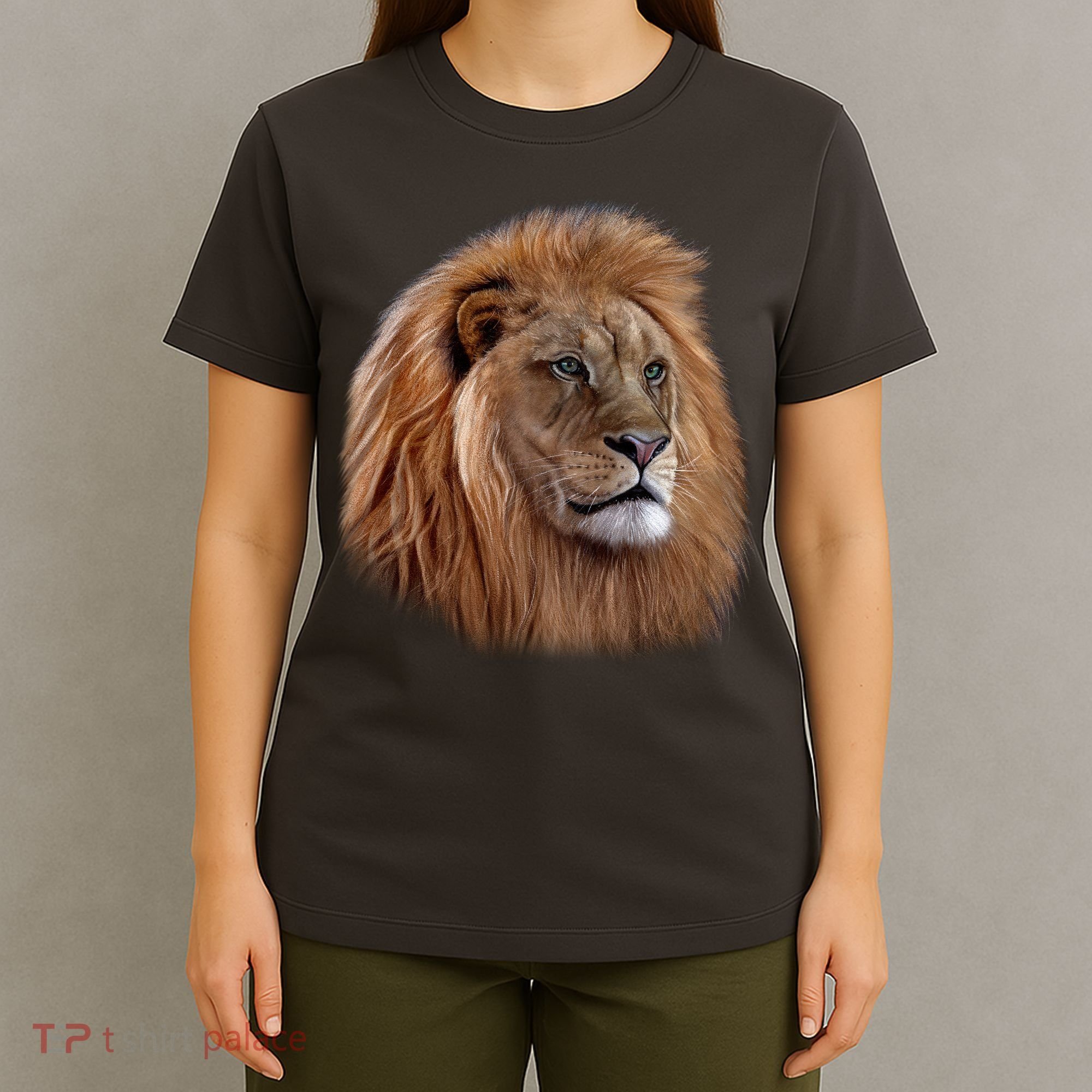Majestic Lion Head T-Shirt