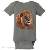 Majestic Lion Head Baby Bodysuit thumb 0
