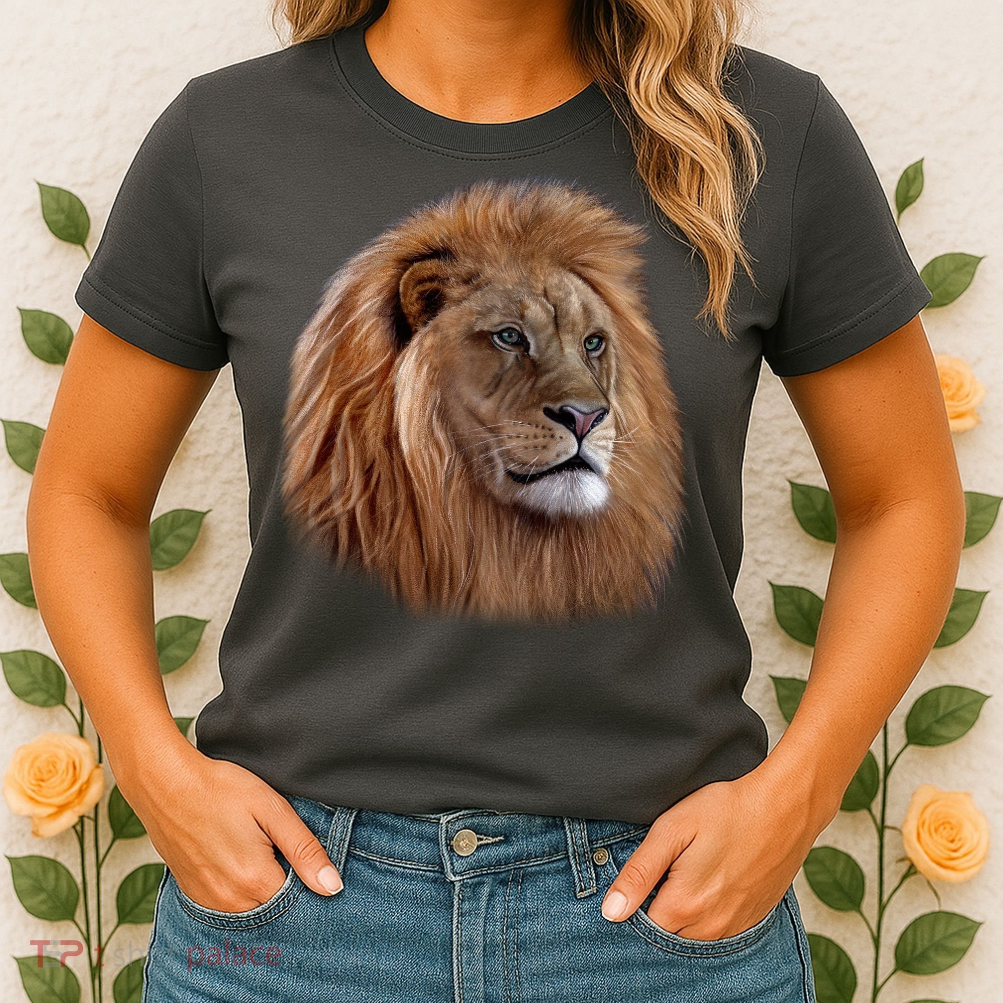 Majestic Lion Head Women's T-Shirt