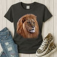 Majestic Lion Head Women's T-Shirt thumb 3