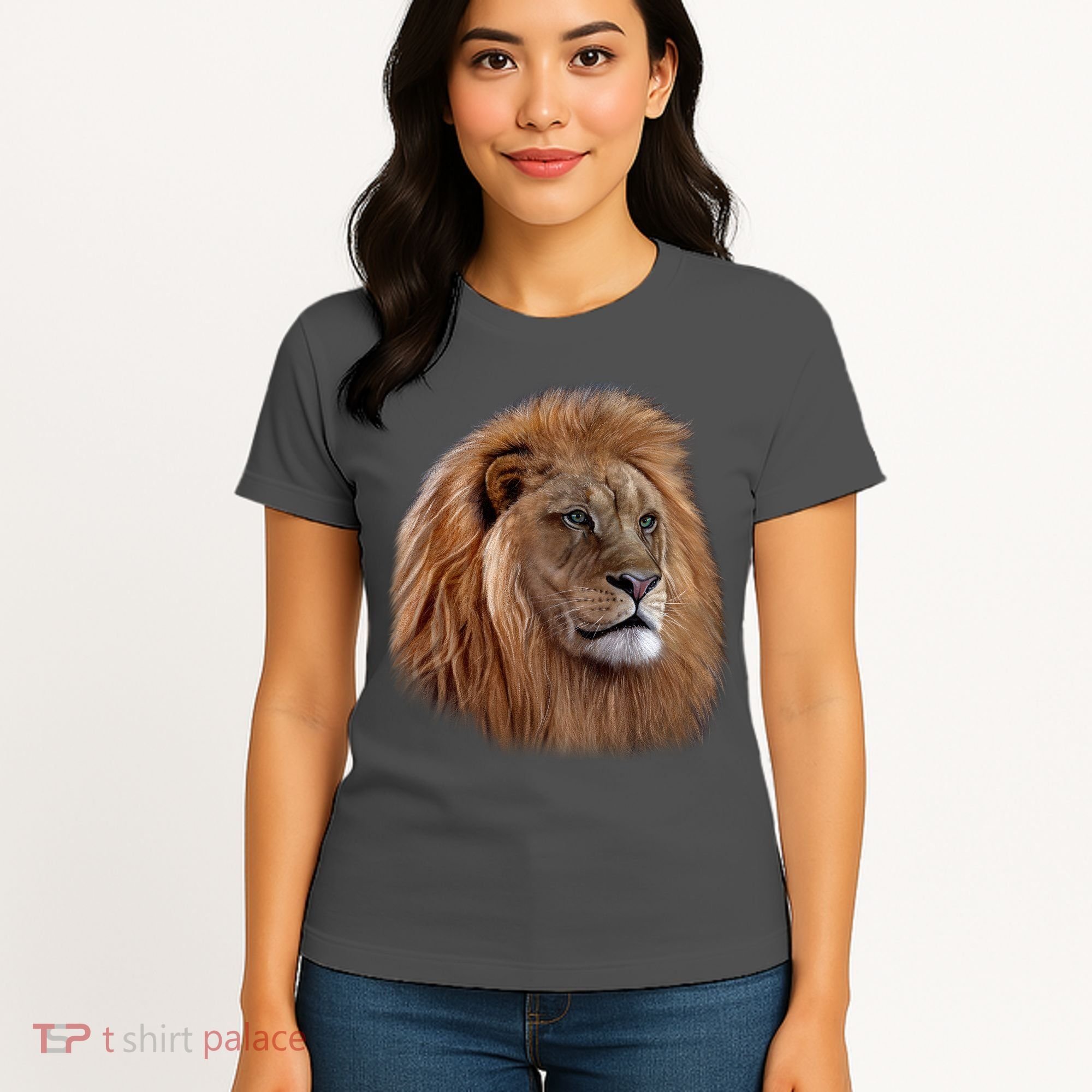 Majestic Lion Head Women's T-Shirt