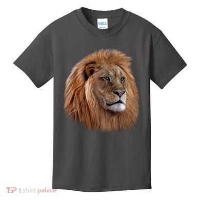 Majestic Lion Head Kids T-Shirt