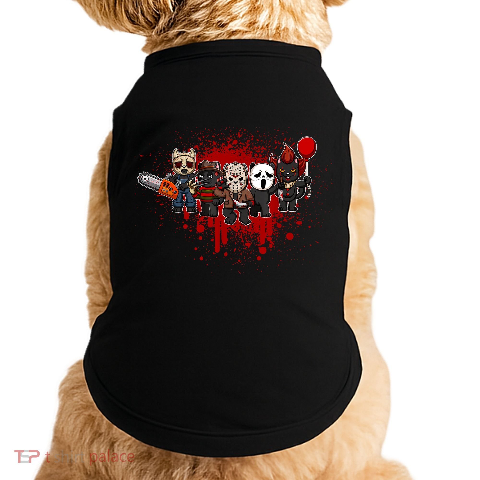 My Little Horror Crew Halloween Black Cat Doggie Tank