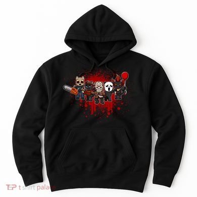 My Little Horror Crew Halloween Black Cat Hoodie
