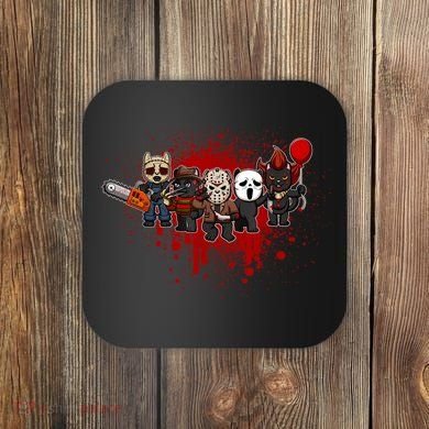 My Little Horror Crew Halloween Black Cat Coaster
