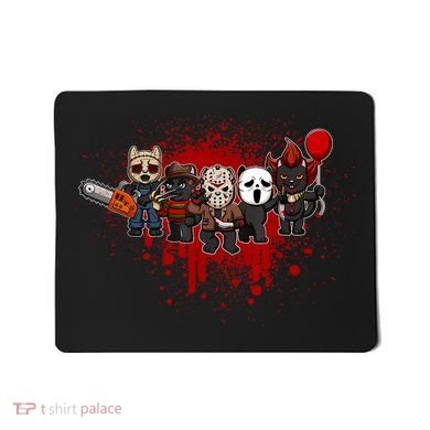 My Little Horror Crew Halloween Black Cat Mousepad
