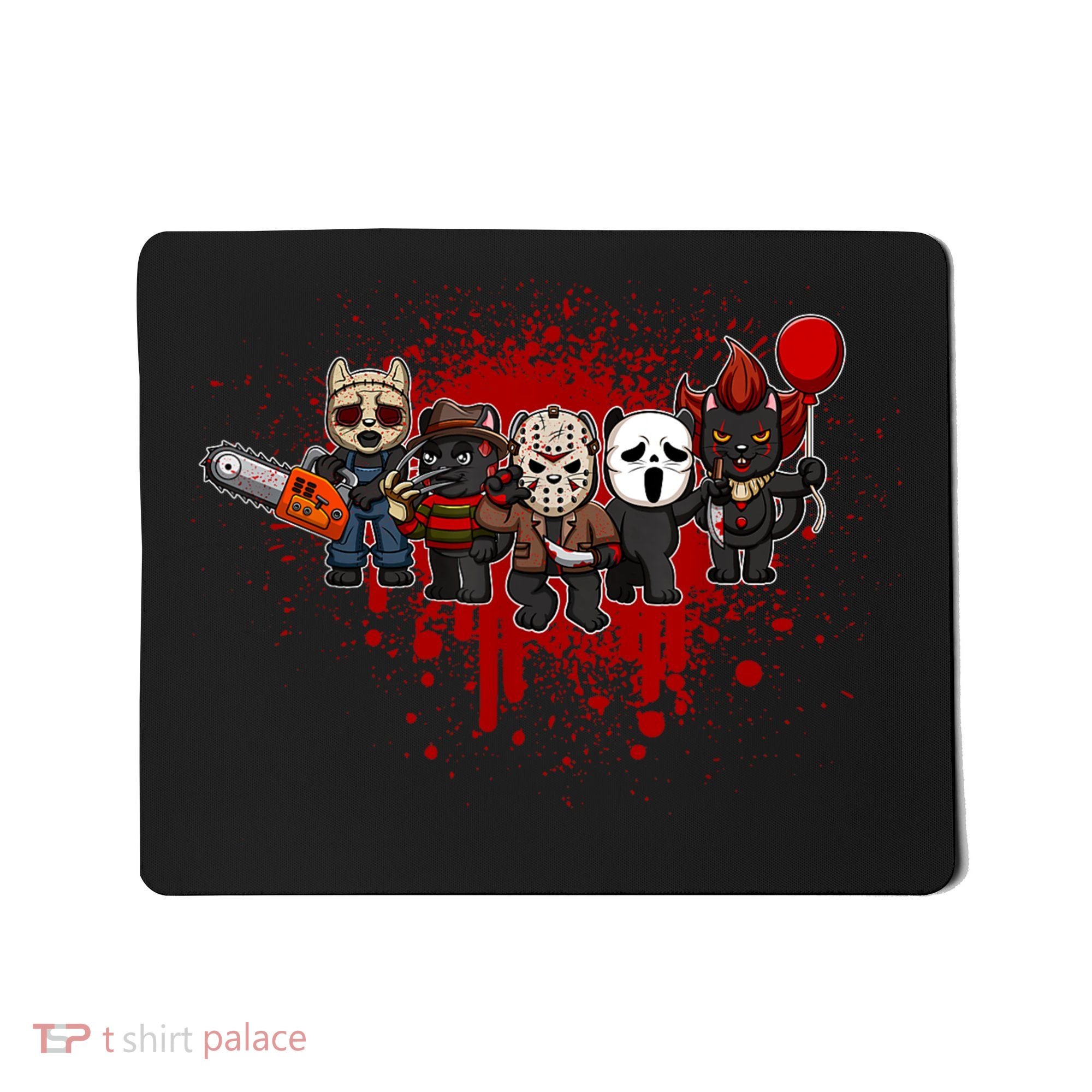 My Little Horror Crew Halloween Black Cat Mousepad