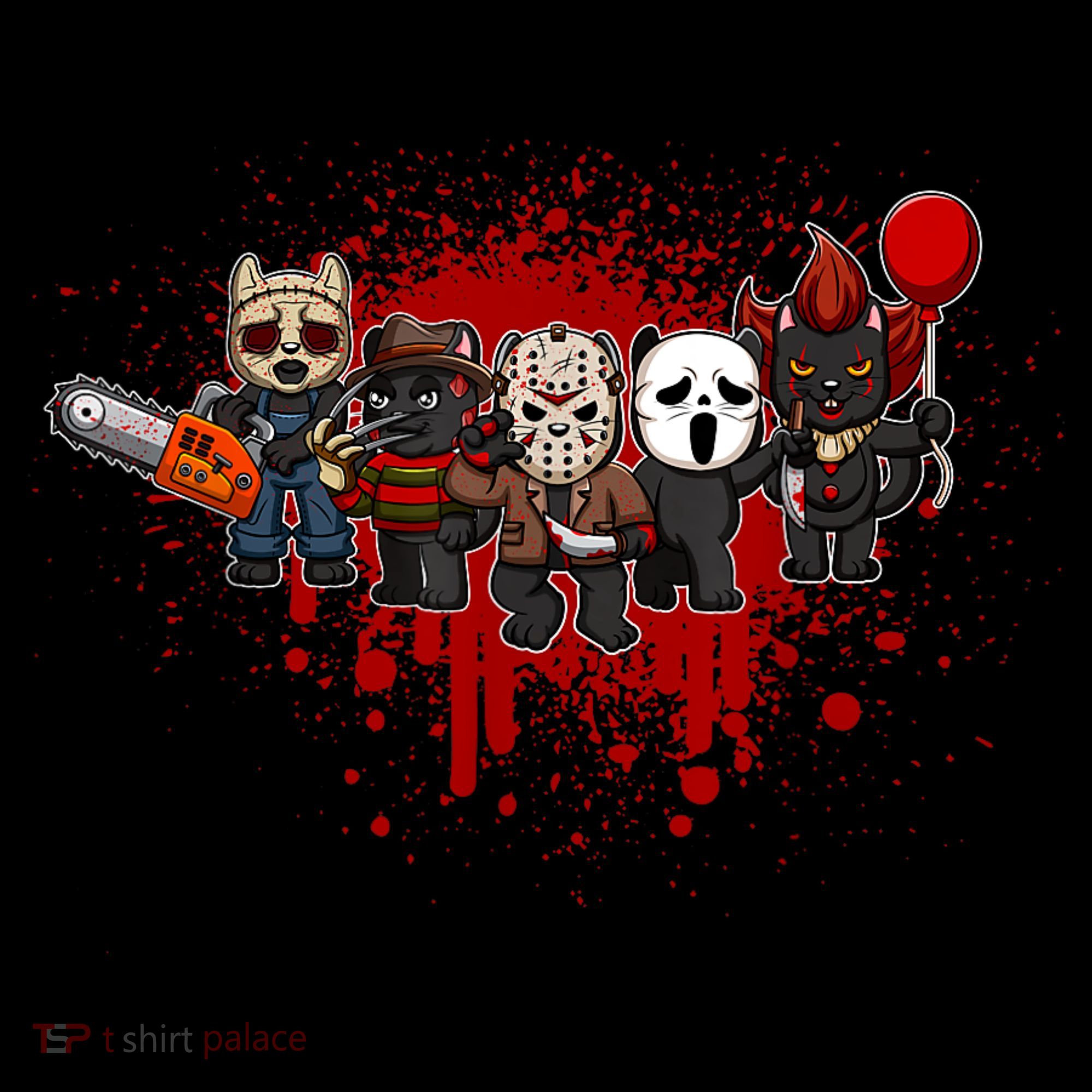 My Little Horror Crew Halloween Black Cat Mousepad