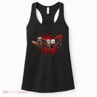 My Little Horror Crew Halloween Black Cat Women's Tank Top thumb 0