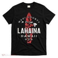 Maui Lahaina Hawaii Vintage Hawaiian Islands Surf T-Shirt thumb 0