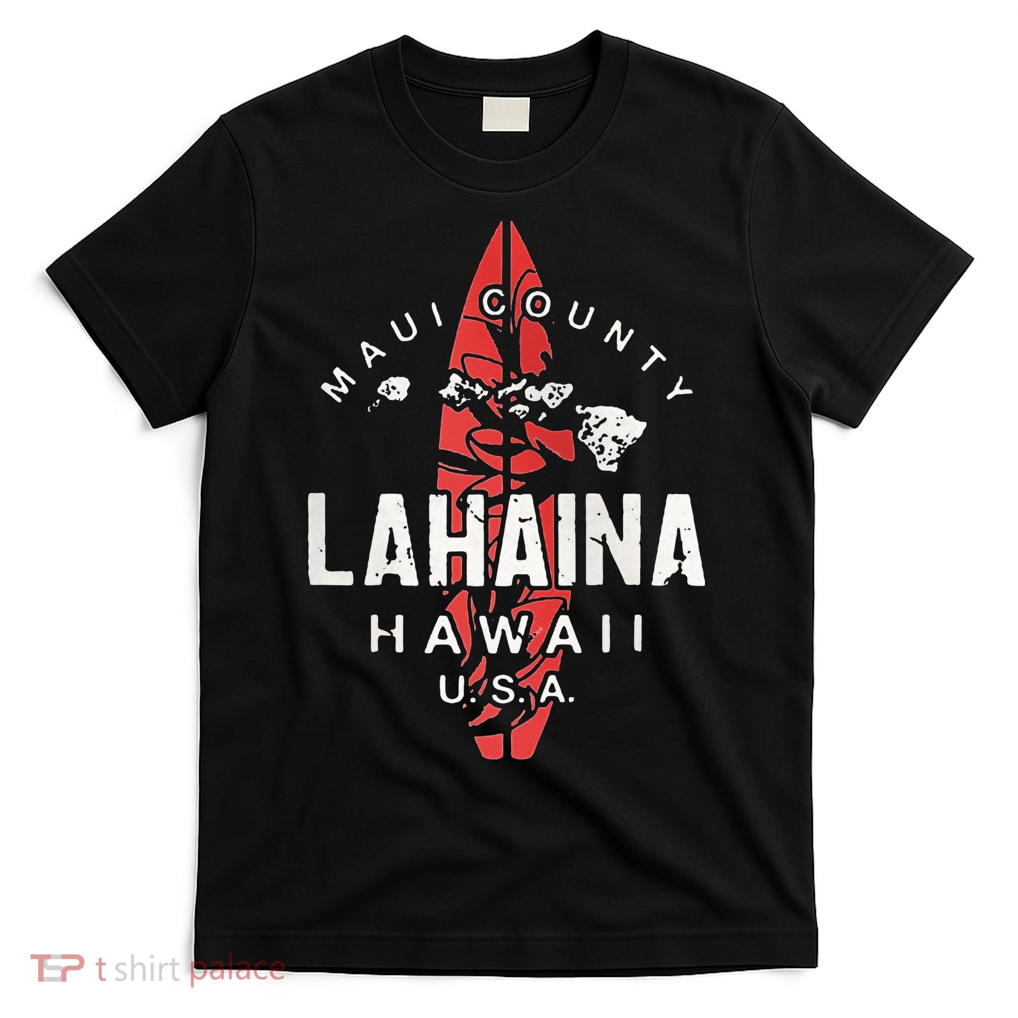 Maui Lahaina Hawaii Vintage Hawaiian Islands Surf T-Shirt