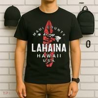 Maui Lahaina Hawaii Vintage Hawaiian Islands Surf T-Shirt thumb 6