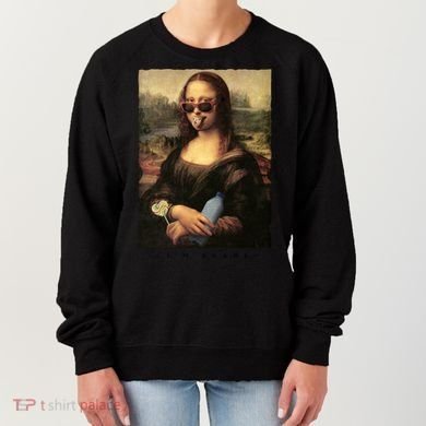 Mona Lisa I'm Ready Funny Party Women's Sweatshirt