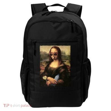 Mona Lisa I'm Ready Funny Party Backpack