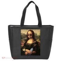 Mona Lisa I'm Ready Funny Party Tote Bag thumb 0