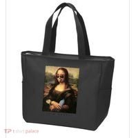 Mona Lisa I'm Ready Funny Party Tote Bag thumb 3