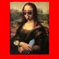 Mona Lisa I'm Ready Funny Party Santa Hat thumb 1