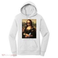 Mona Lisa I'm Ready Funny Party Women's Hoodie thumb 0