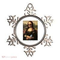 Mona Lisa I'm Ready Funny Party Ornament thumb 0