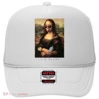 Mona Lisa I'm Ready Funny Party Hat thumb 0