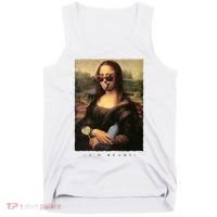 Mona Lisa I'm Ready Funny Party Tank Top thumb 0