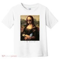 Mona Lisa I'm Ready Funny Party Toddler T-Shirt thumb 0