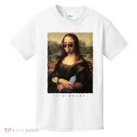 Mona Lisa I'm Ready Funny Party Kids T-Shirt thumb 0