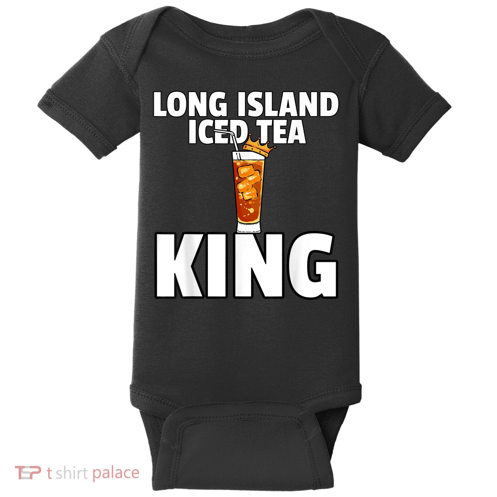 Mens Long Island Iced Tea For King Baby Bodysuit