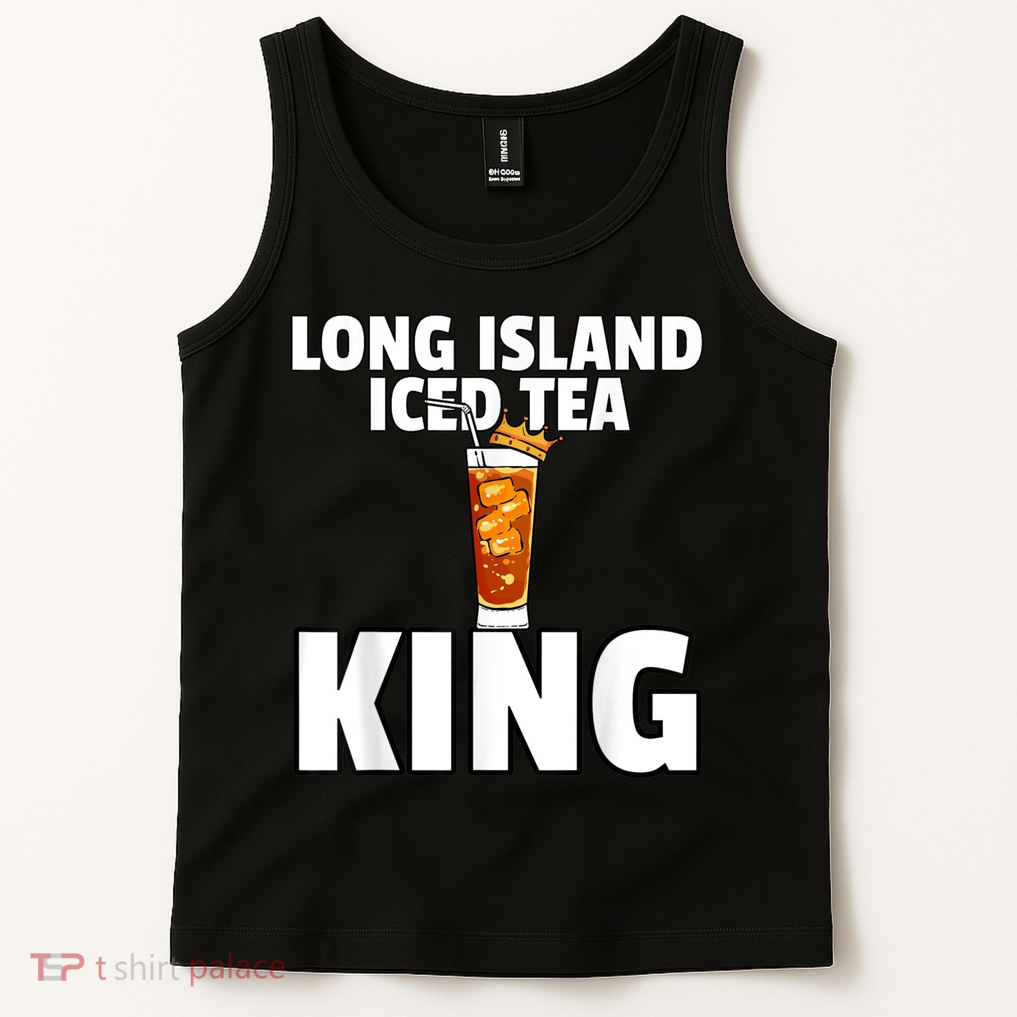 Mens Long Island Iced Tea For King Tank Top