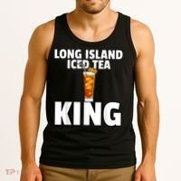 Mens Long Island Iced Tea For King Tank Top thumb 3