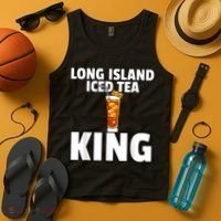 Mens Long Island Iced Tea For King Tank Top thumb 4