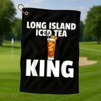 Mens Long Island Iced Tea For King Golf Towel thumb 1