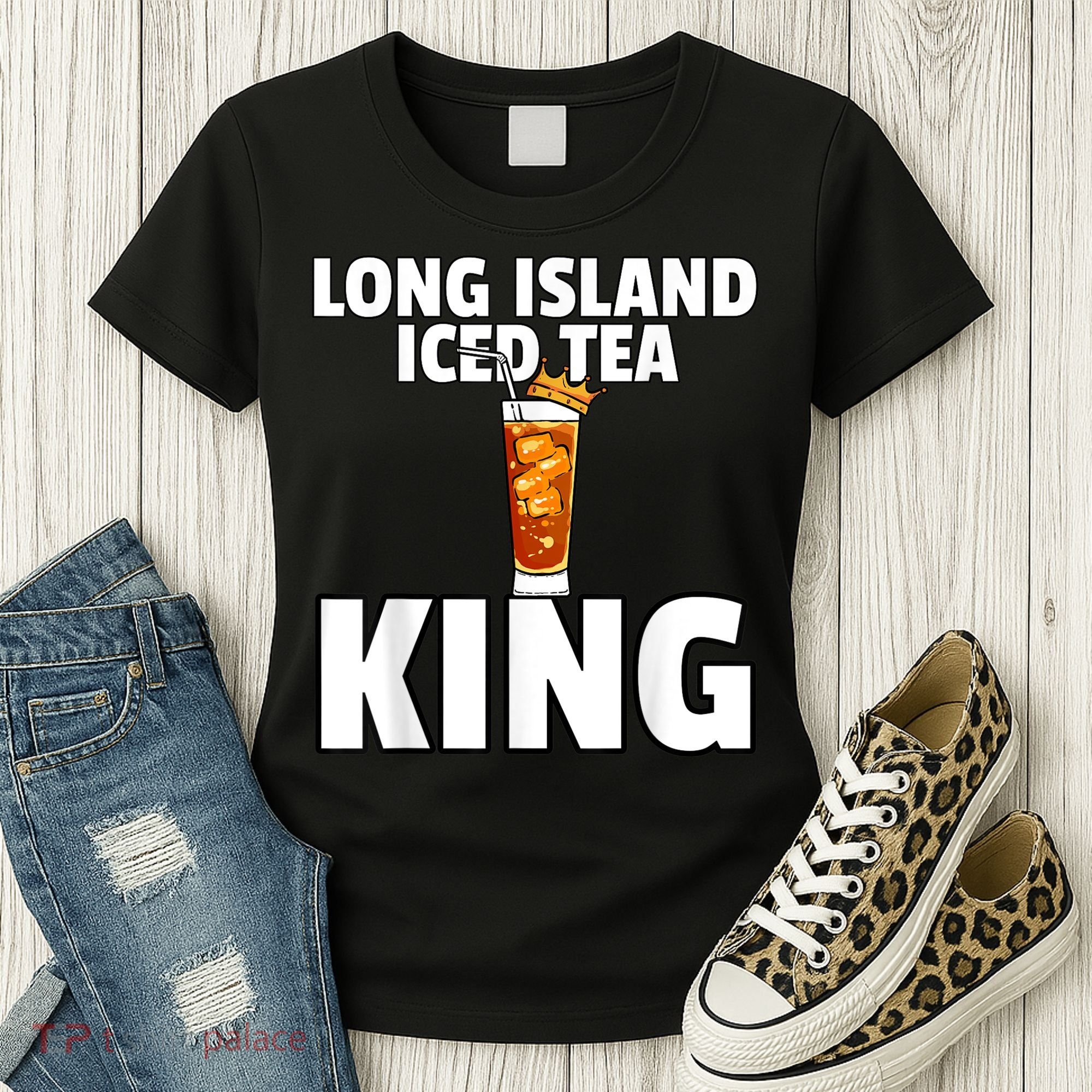 Mens Long Island Iced Tea For King Women's T-Shirt
