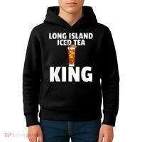 Mens Long Island Iced Tea For King Kids Hoodie thumb 4
