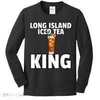 Mens Long Island Iced Tea For King Kids Long Sleeve Shirt thumb 0