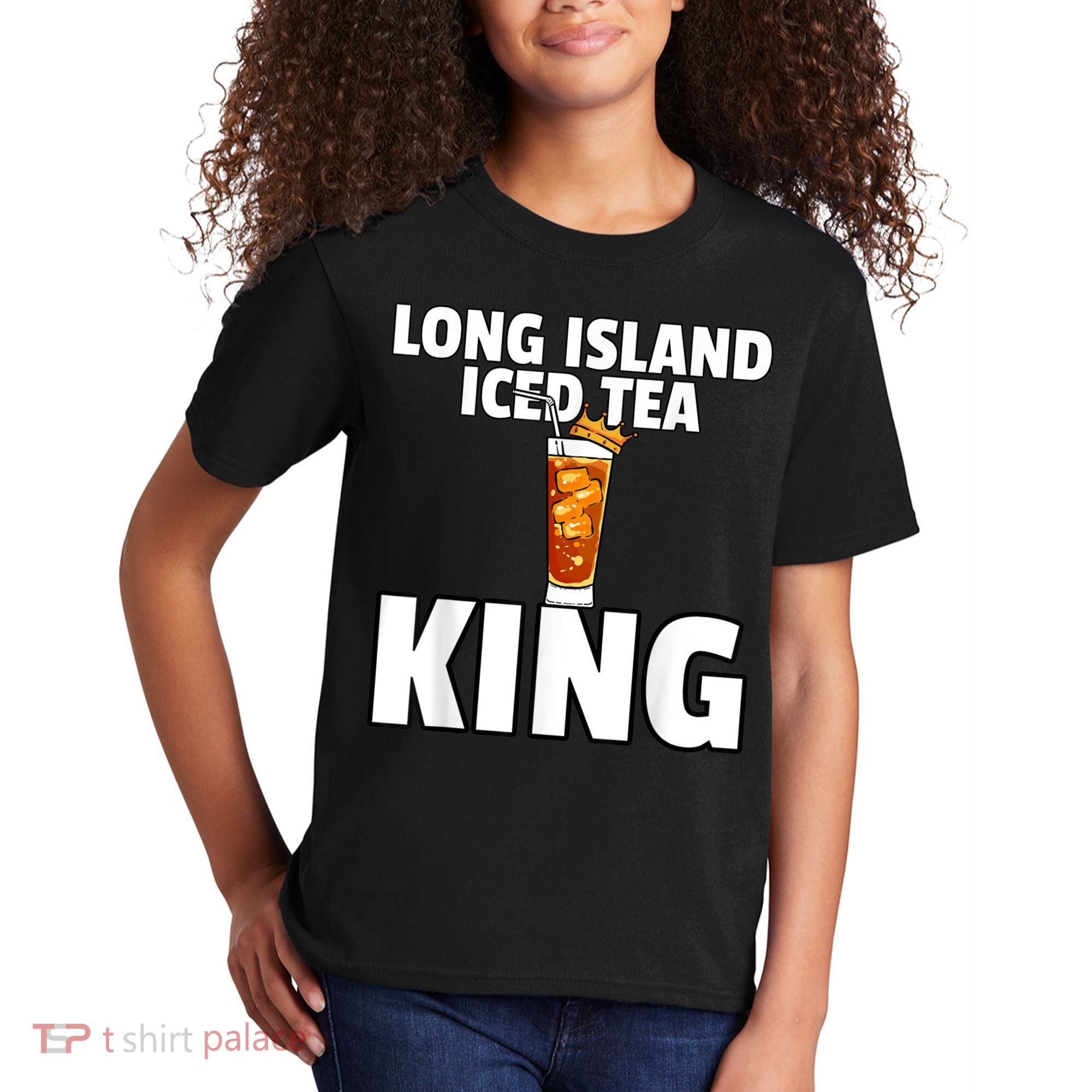 Mens Long Island Iced Tea For King Kids T-Shirt