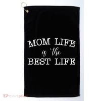 Mom Life Is The Best Life Cute Gift Golf Towel thumb 0