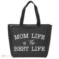 Mom Life Is The Best Life Cute Gift Tote Bag thumb 0