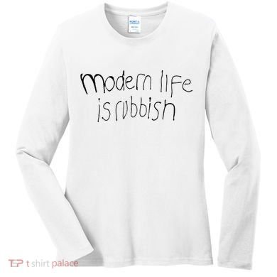 Modern Life Is Rubbish Vintage Women's Long Sleeve Shirt