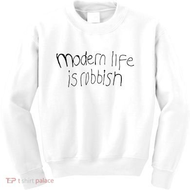 Modern Life Is Rubbish Vintage Kids Sweatshirt